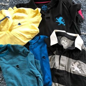 Lot of express men’s polos and thermal shirts